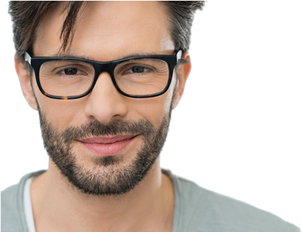 Check Out Our Range Of Glasses For Men - Men With Glasses Png (500x332), Png Download
