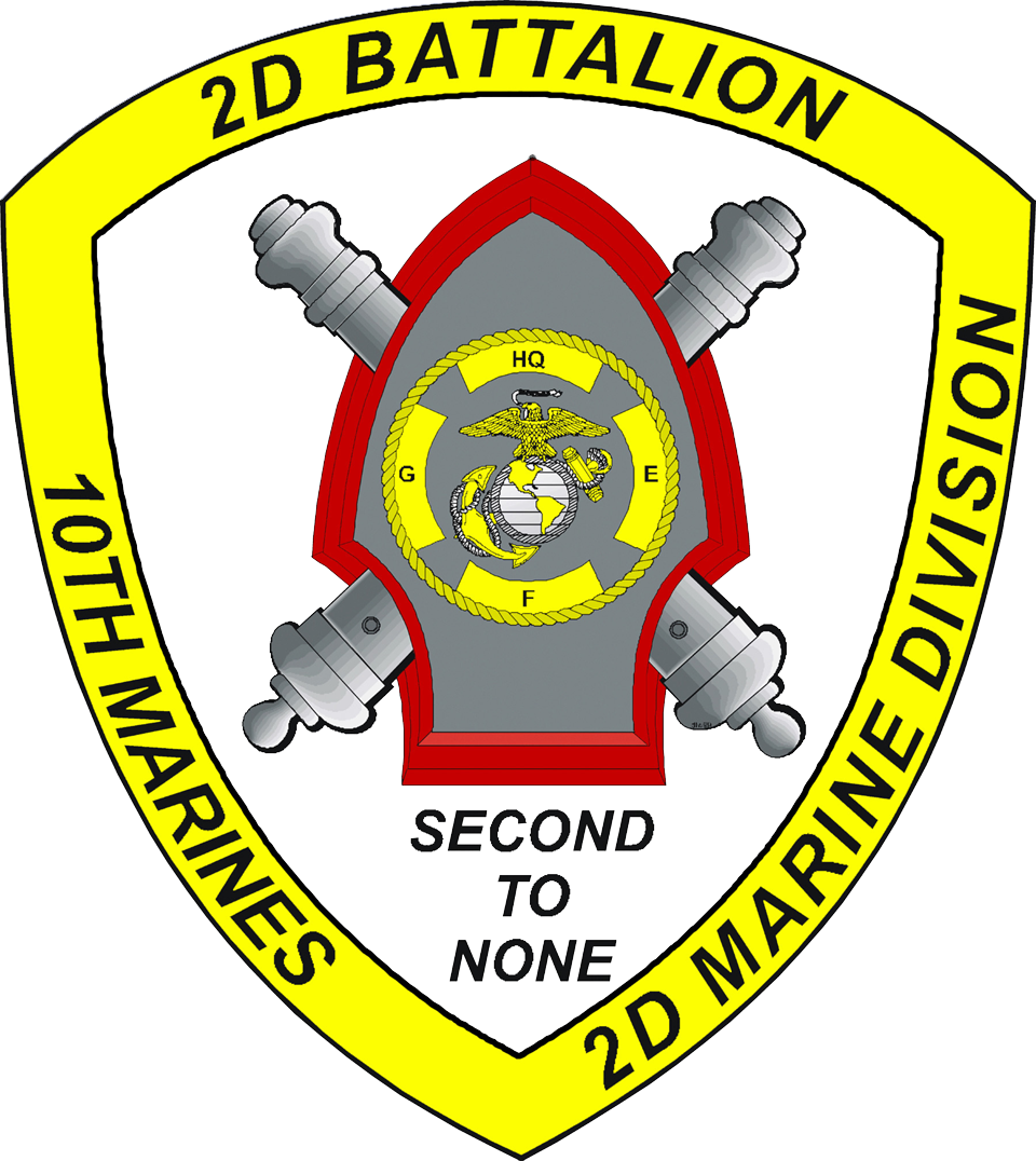 2nd Battalion 10th Marines Logo - 2nd Battalion 10th Marines 2nd Marine Division (960x1076), Png Download