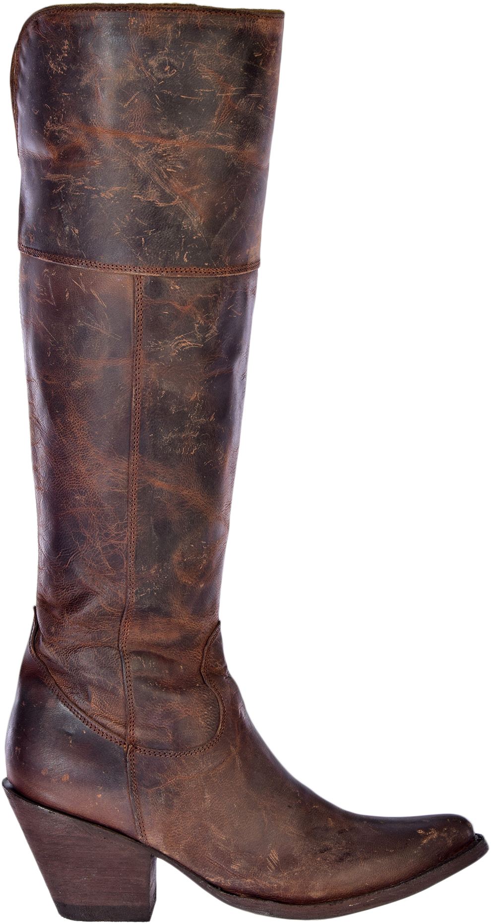 Rustlieutenantright - Knee-high Boot (1500x2250), Png Download