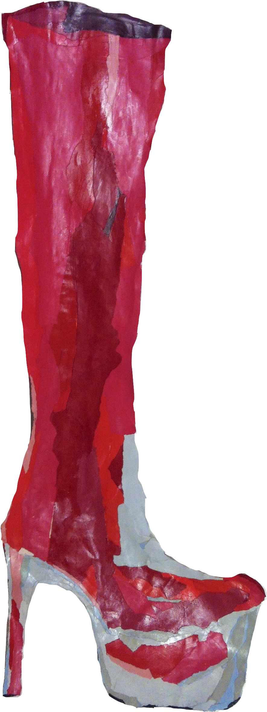 Next - Knee-high Boot (1143x2592), Png Download