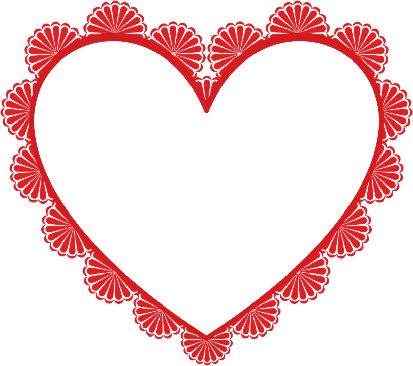 Cadre Coeur Png - Heart (813x720), Png Download