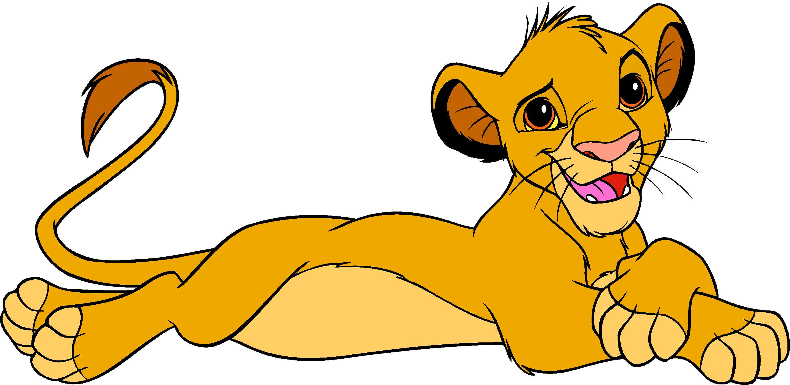 Family Clipart Lion King - Simba The King Of Lion (2763x1347), Png Download