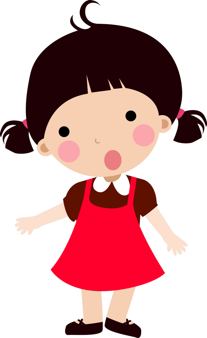 Фотки Kids Clip Art, Family Clipart, Girl Dancing, - Chinese New Year Red Packet Cartoon (670x1094), Png Download