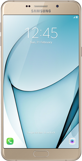 Samsung Galaxy A9 Pro Image - Samsung Galaxy A9 Pro 4gb Gold (614x586), Png Download