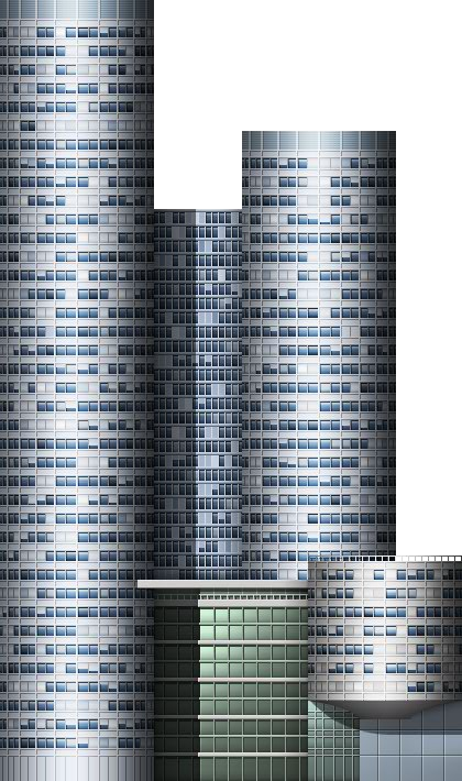 Coeur Skyscraper - Portable Network Graphics (420x710), Png Download