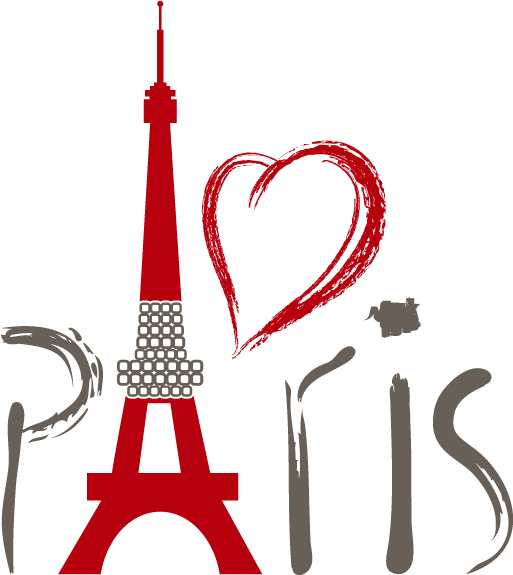 I Love Paris In The Spring Time , Anytime Xxox Vinilos - Paris Free Vector Download (600x600), Png Download