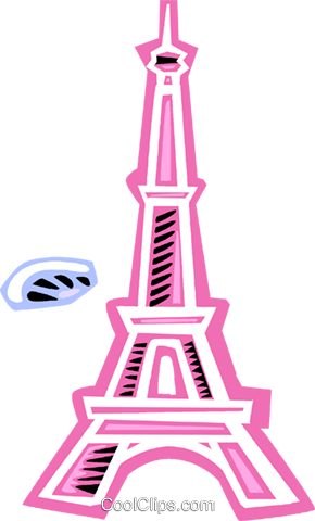 Eiffel Tower Royalty Free Vector Clip Art Illustration - Clip Art (290x480), Png Download