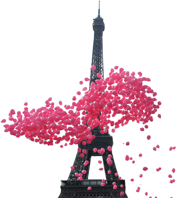 Paris France Torreeiffel Globos Rosa Pink Balloon Eiffe - Quotes Katy Perry Songs (381x404), Png Download