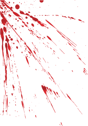 Splatter Eighteen Isolated Stock - Брызг Крови Пнг (353x500), Png Download
