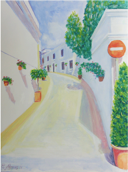 H - Painting (557x557), Png Download