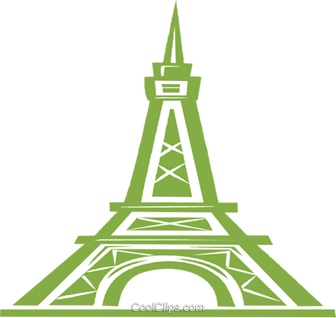 Torre Eiffel Livre De Direitos Vetores Clip Art Ilustração - Illustration (480x454), Png Download