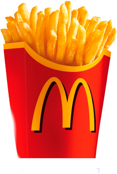 Fries Clipart Hat Mcdonalds - Mc Donalds (480x716), Png Download