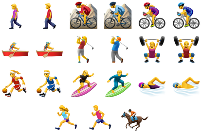 An Emoji For Every Family And Every Feeling New Apple - Ios 10 Emojis Sports (600x338), Png Download