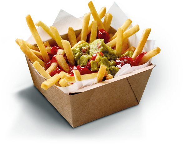 Guacamole And Salsa - Mcdonalds Bring Fries To Life (700x487), Png Download