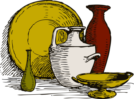 Still Life With Lemons, Oranges And A Rose Computer - Still Life Clipart (456x340), Png Download