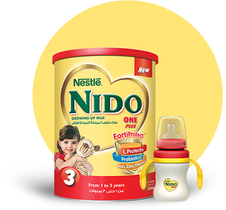 Nestlé® Nido® One Plus Milk Powder With Protectus™ - Nido Baby Milk Powder (900x900), Png Download