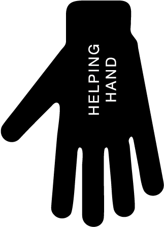 Helping Hand Logo - Helping Hand Edblad (387x472), Png Download