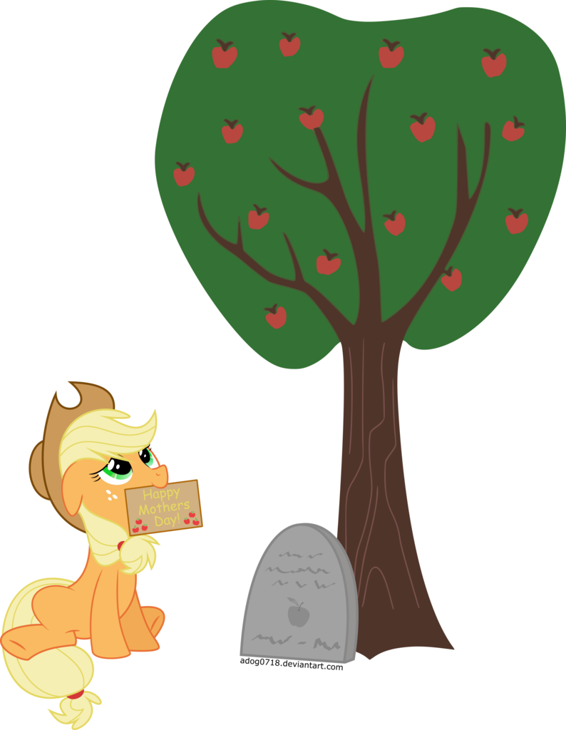 Absurd Res, Applejack, Applejack's Parents, Apple Tree, - My Little Pony Applejack Tree (794x1024), Png Download