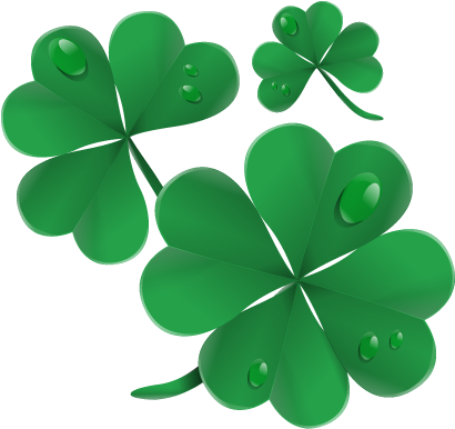Shamrocks - Luckier Than Hurley Rectangle Magnet (432x432), Png Download