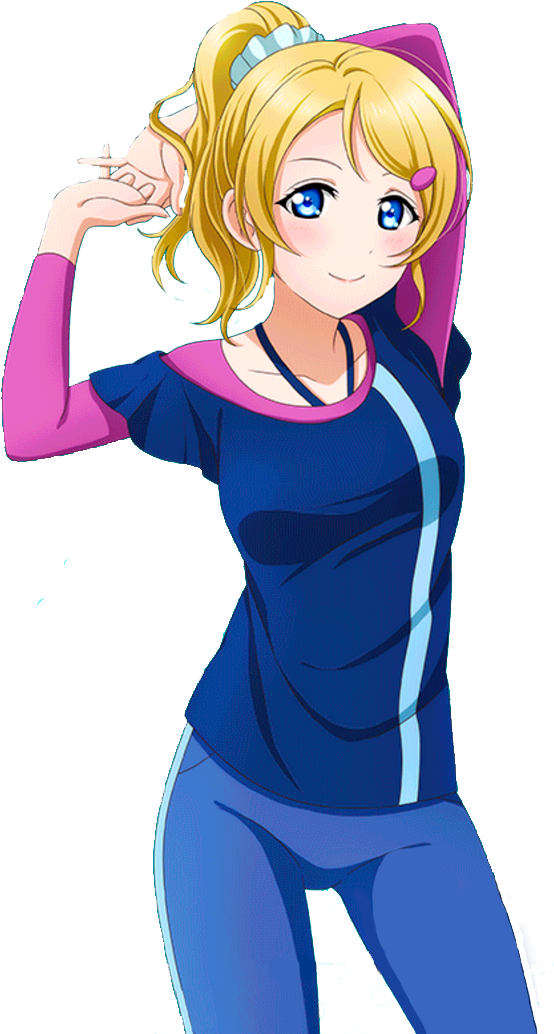 Eli Snow Halation - Love Live! (574x1048), Png Download