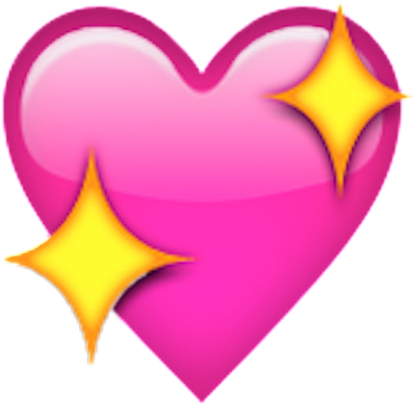 Clipart Love Sticker - Heart Emoji Jpg (594x582), Png Download