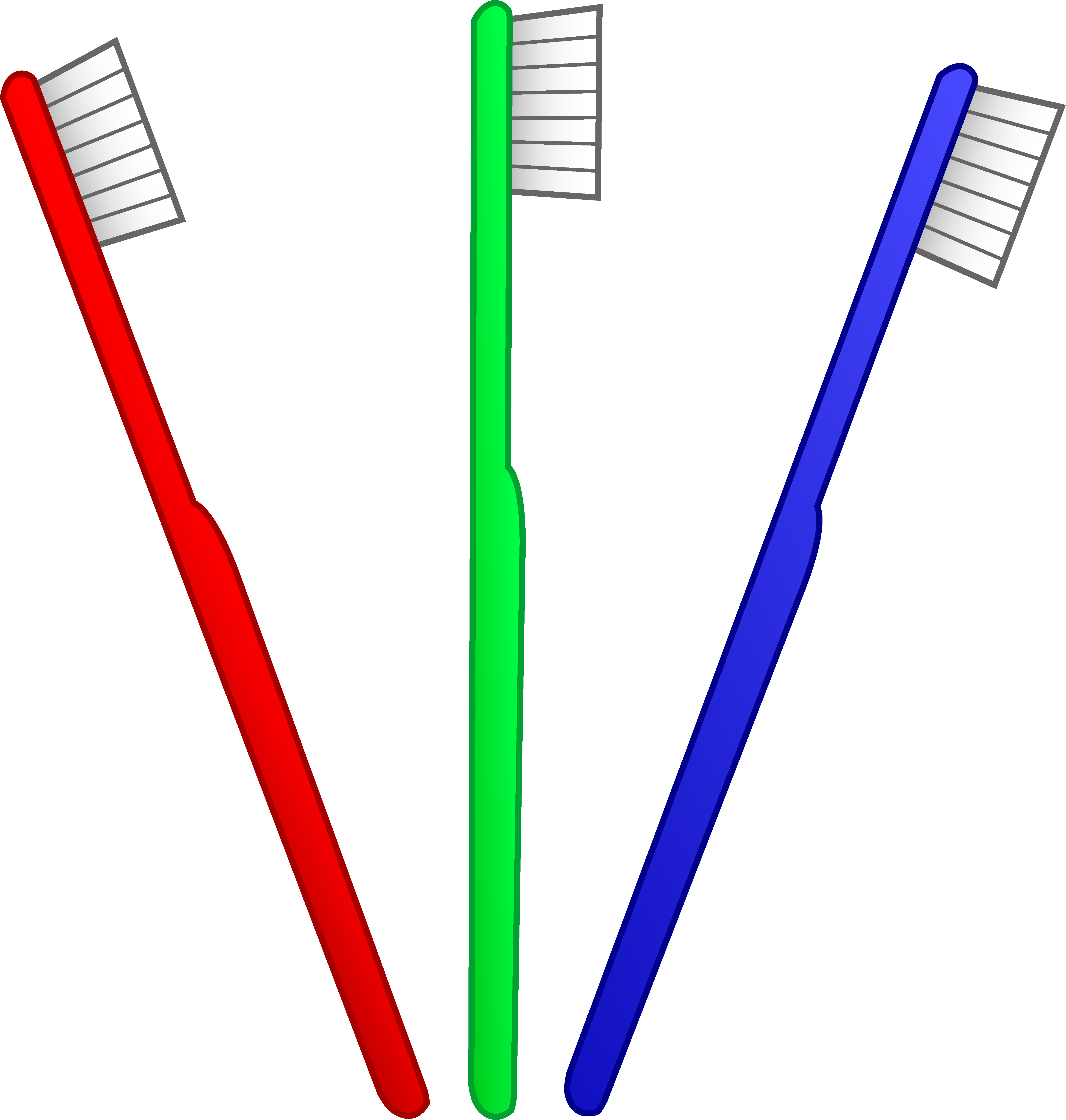 Pix For Toothbrush Clipart - Toothbrush Clipart (5038x5290), Png Download