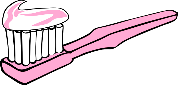 Toothbrush 20clipart - Coloring Pictures Of Toothbrush (600x289), Png Download