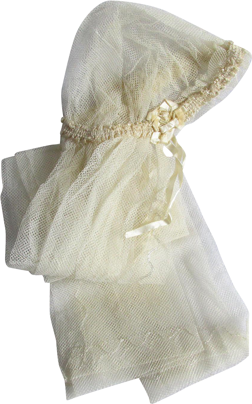 Antique C1920s Juliet Cap Wedding Veil Bridal Accessory, - Hoodie (1350x1350), Png Download