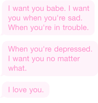 Message Transparent - Sad Pink Tumblr Transparent (500x500), Png Download
