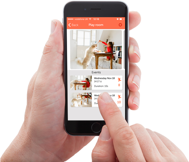 Hands Holding Phone Displaying Manything App - Manything App (662x545), Png Download