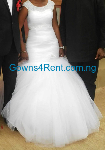 Used Mermaid Wedding Dress - Wedding Dress (640x480), Png Download