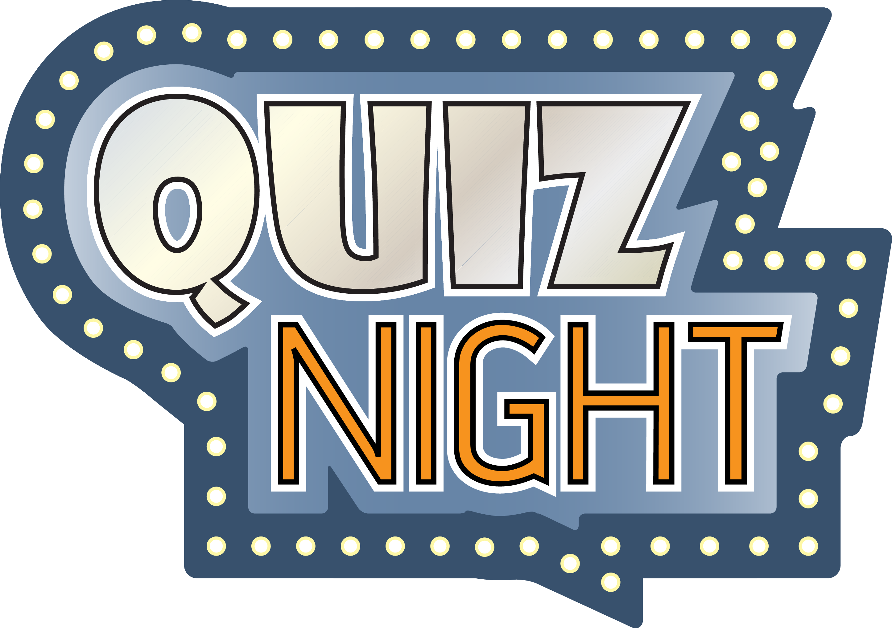 Quiz Night Logo - Quiz Night School Pta (2892x2038), Png Download