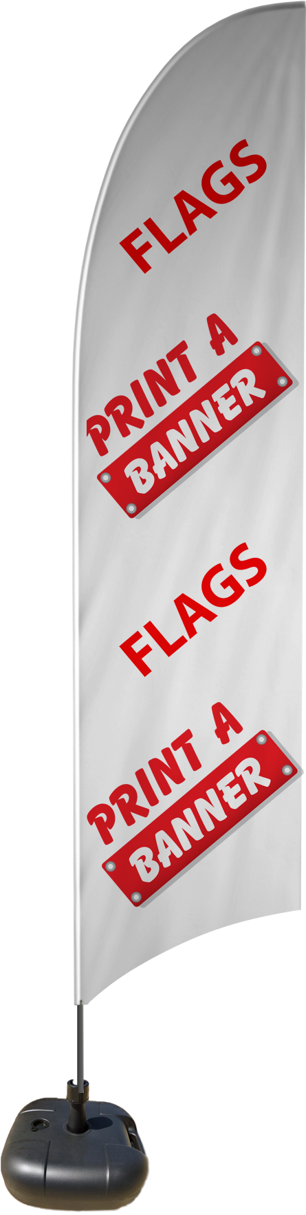 Feather Flags For Advertising And Promotions - Feather Flag Png (947x1894), Png Download