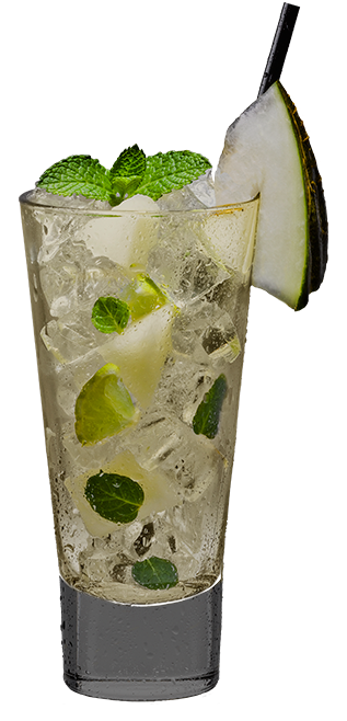 Mojito Melón - Drink (638x660), Png Download