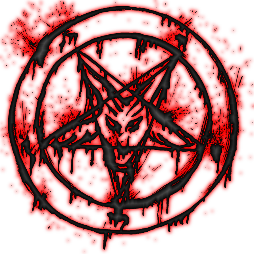 Bloody Pentagram Png Clip Stock - Satanic Pentagram (894x894), Png Download