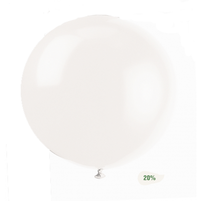 Linen White Premium Balloons 36" - Balloon (400x400), Png Download