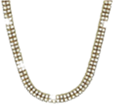 Image Library Library Row Gold Finish Iced Out Chain - Poh Heng Gold Necklace (420x420), Png Download