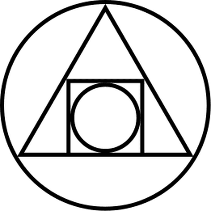 Alchemy Symbols And Meanings - Philosopher's Stone (735x735), Png Download