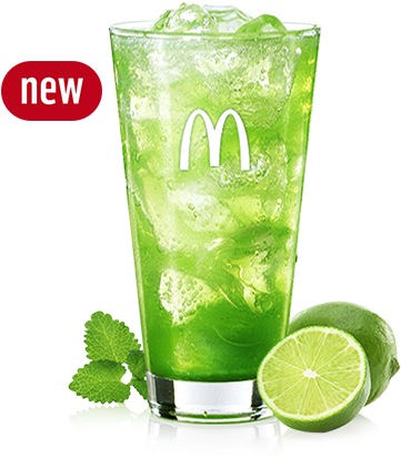 Lime Mojito Mcfizz - Lime (439x412), Png Download