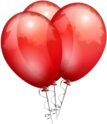 Download Balloons Free Transparent Red Balloon Clip - Red Balloons Clip Art (400x447), Png Download