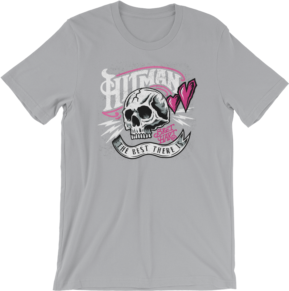 Bret Hart "hitman Skull" T-shirt - Mickey Mouse Shirt Disney Shirt Disney World Shirt (1000x1000), Png Download