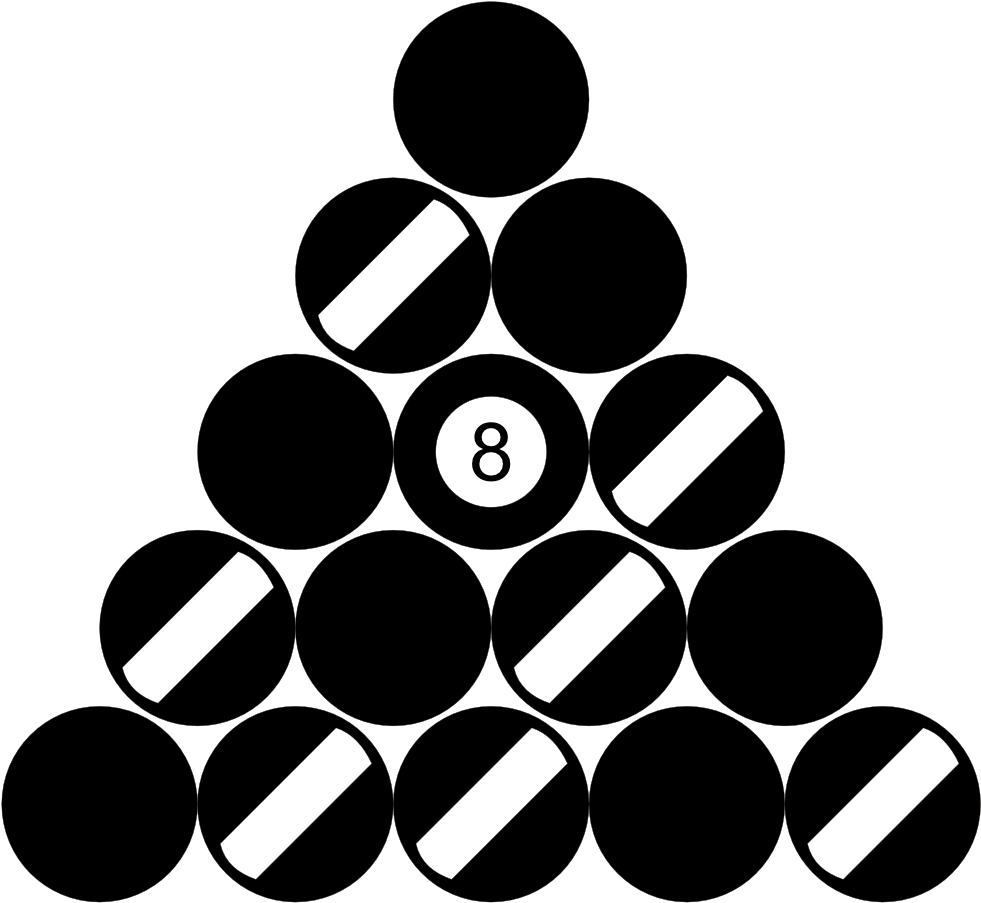 Billiard Ball Clipart Black And White - Billiards Clip Art (1000x920), Png Download