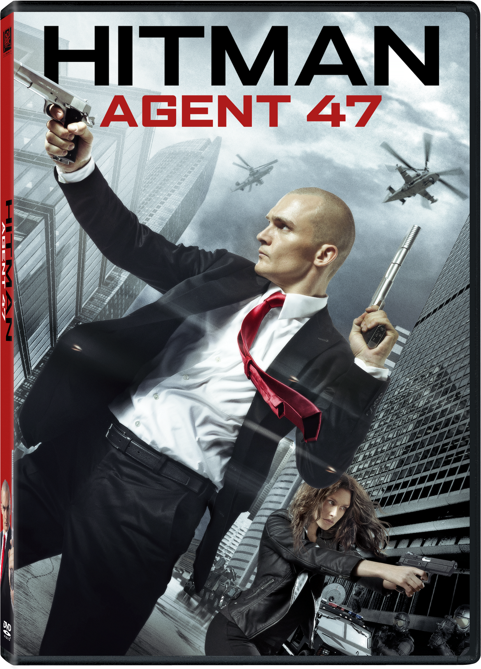 Dvd Spine - Hitman - Agent 47 Dvd (1950x2550), Png Download