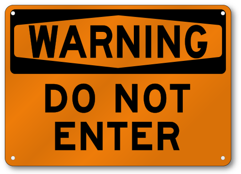 Do Not Enter Safety Sign - Zazzle Extraneous Quotation Marks Sign Hat (500x500), Png Download