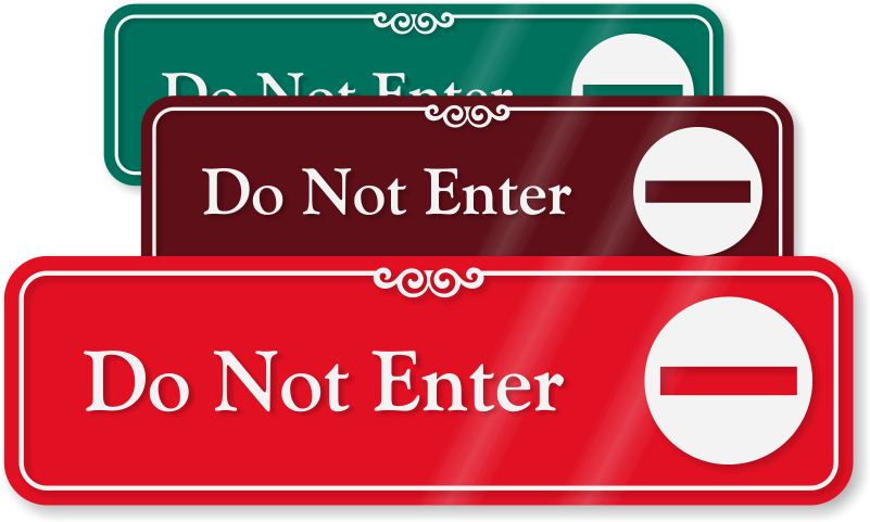 Zoom, Price, Buy - Do Not Disturb Or Enter (800x570), Png Download