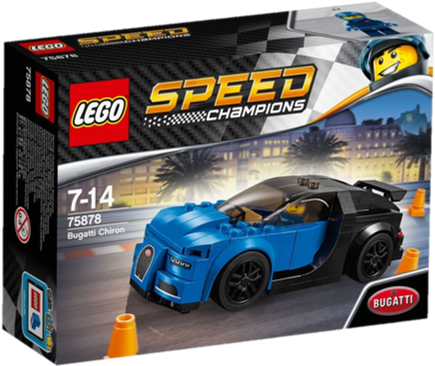 75878 Bugatti Chiron - Lego 75878 - Speed Champions Bugatti Chiron (721x600), Png Download