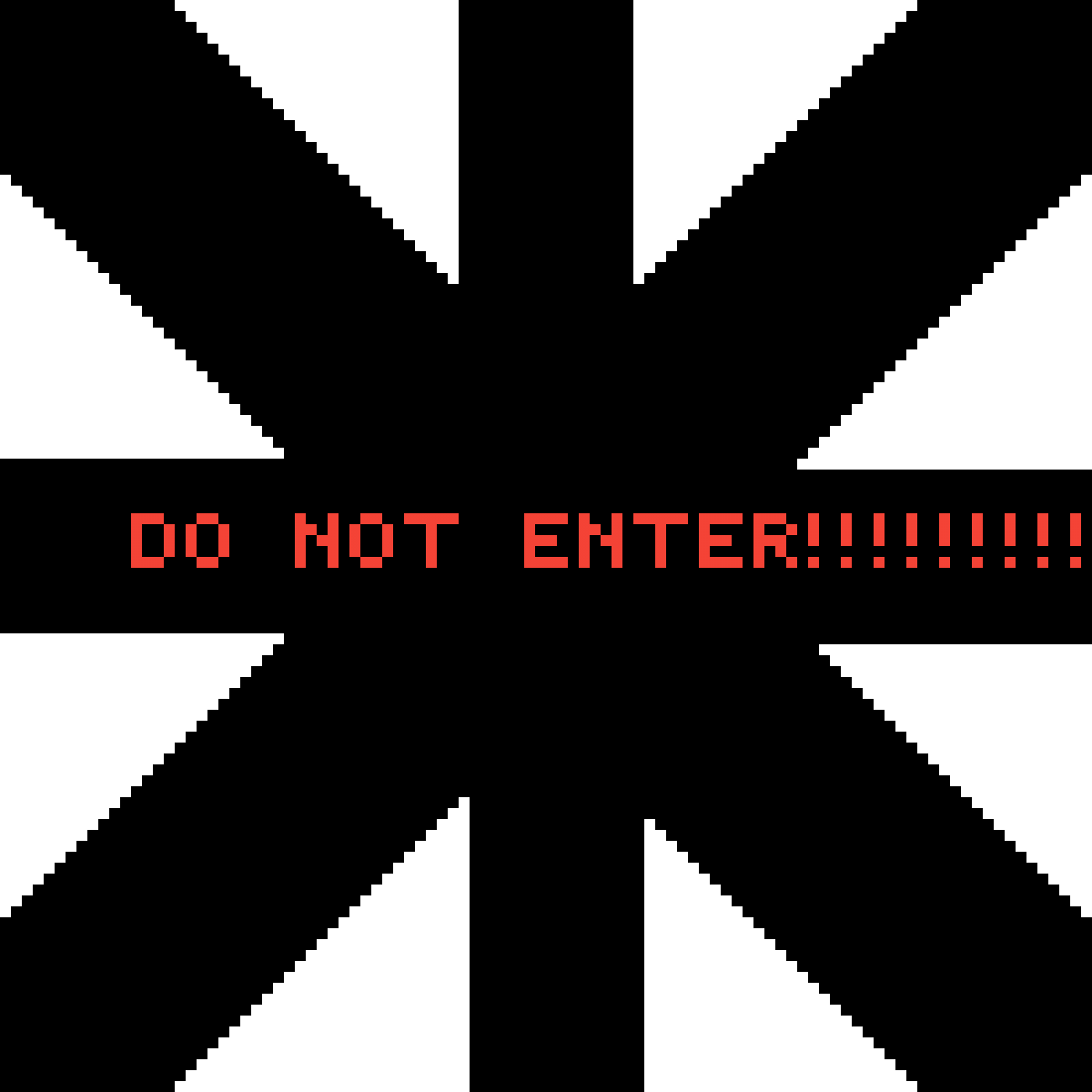 Do Not Enter - Illustration (1200x1200), Png Download
