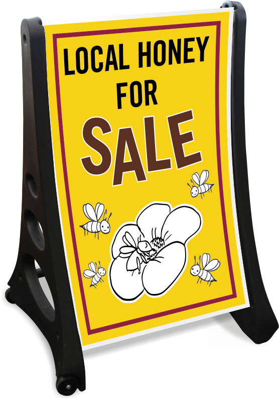 Local Honey For Sale Sidewalk Sign - Nobody Wants To Wait Forever (800x800), Png Download
