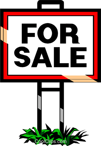 Real Estate For Sale Sign Royalty Free Vector Clip - Sold Sign Clip Art (333x480), Png Download
