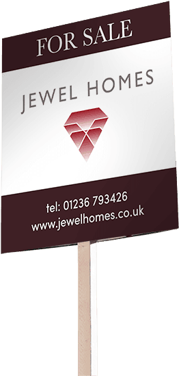 Jewel Homes For Sale Sign - Sales (371x600), Png Download